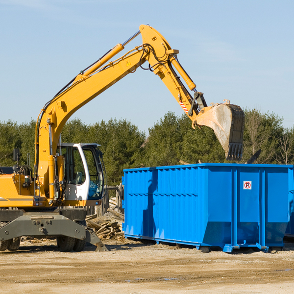 can i choose the location where the residential dumpster will be placed in Mc Dougal